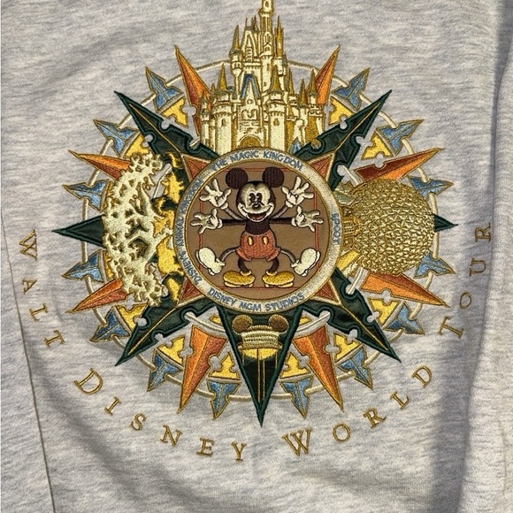 Disney Sweaters - Vintage 1990s Walt Disney World “World Tour” Crewneck Sweatshirt